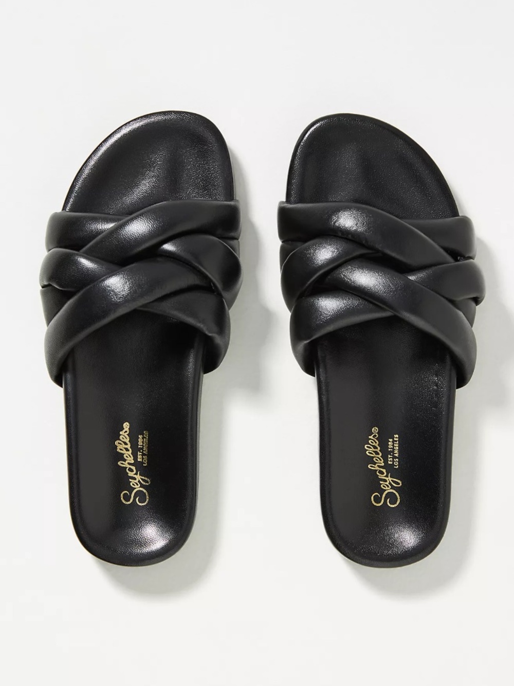 NWOB Seychelles Low Key Glow Up Sandals in Black - Size 7US Women's